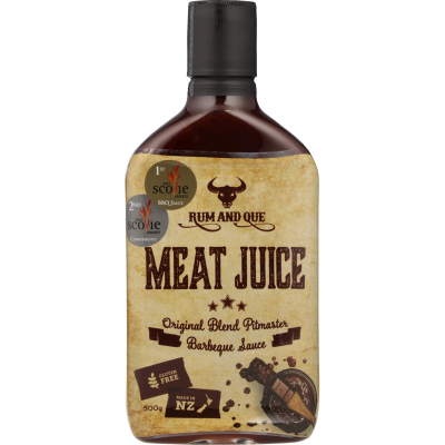 Rum and Que Meat Juice BBQ Sauce 500g