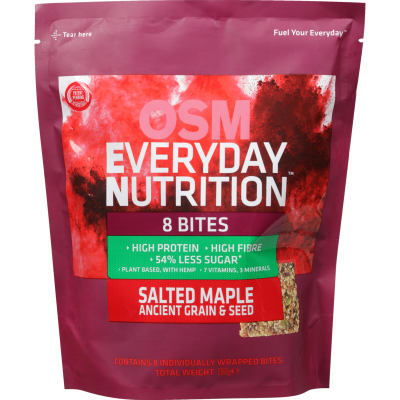 One Square Meal Everyday Nutrition Salted Maple Ancient Grain & Seed Bites 292g