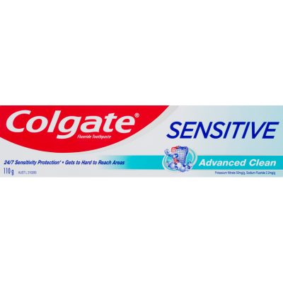 Colgate Sensitive Advanced Clean Toothpaste 110g