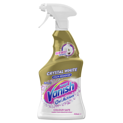Vanish Preen Stain Remover Gold Crystal White Spray 450ml