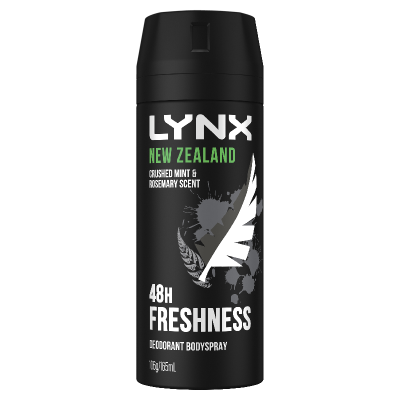 Lynx New Zealand 48hr Fresh Deodorant Bodyspray 165ml