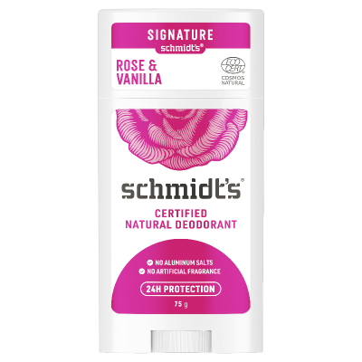 Schmidt's Rose & Vanilla Deodorant Stick 75g