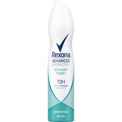 Rexona Advanced Protection Shower Fresh 72Hr Antiperspirant 220ml