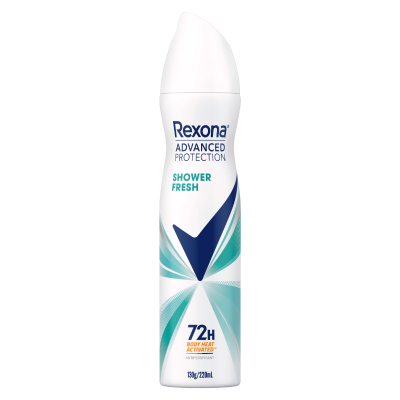 Rexona Advanced Protection Shower Fresh 72Hr Antiperspirant Deodorant 220ml
