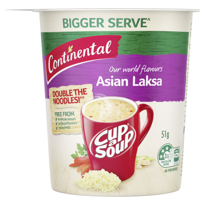 Continental Asian Laksa Cup A Soup 51g