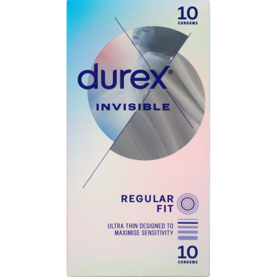 Durex Invisible Condoms 10pk