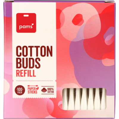 Pams Cotton Buds Refill 100pk