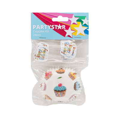 Korbond Partystar Cupcake Kit ea