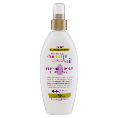 OGX Coconut Miracle Oil Flexible Hold Hairspray 177ml