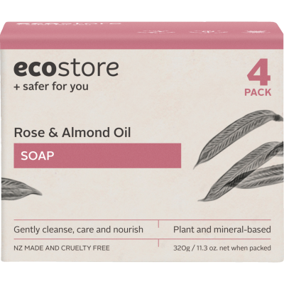 Ecostore Rose & Almond Oil Soap 320g