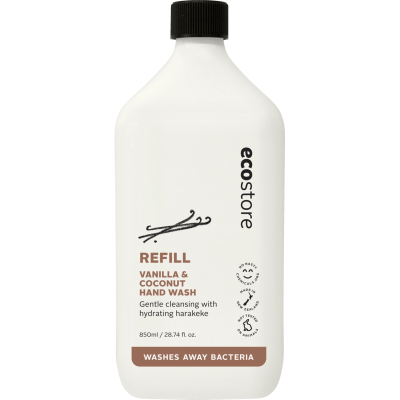 Ecostore Vanilla & Coconut Hand Wash Refill 850ml