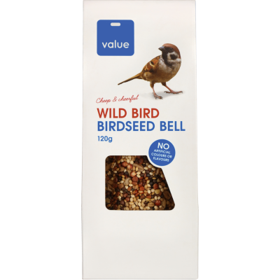 Value Wild Birdseed Bell 1pk