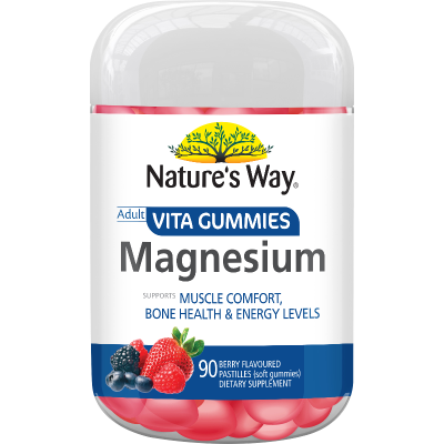 Nature's Way Magnesium Adult Vita Gummies 90pk