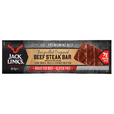 Jack Link's Chargrilled Original Beef Steak Bar 25g