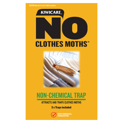 Kiwicare No Clothes Moth Non-Chemical Trap 3pk