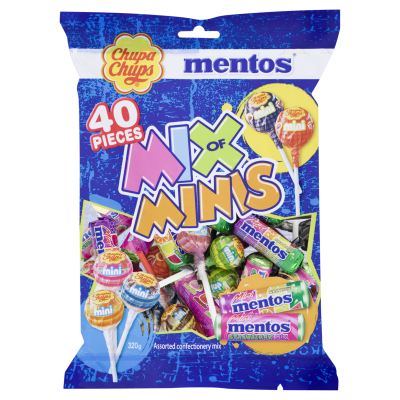 Chupa Chups Mentos Mix Of Minis 320g