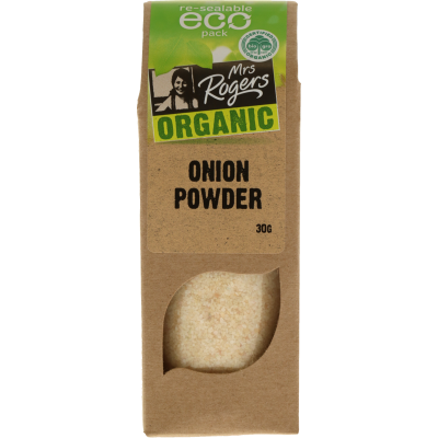 Mrs Rogers Organic Onion Powder ECO Pack 30g