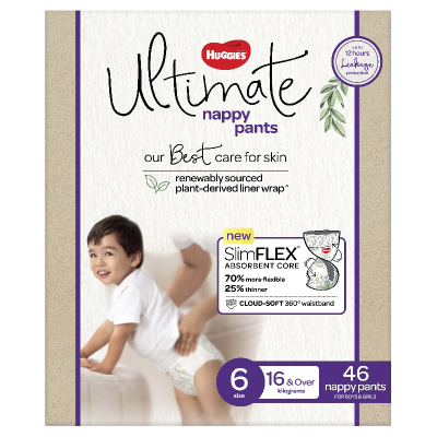 Huggies Ultimate Nappy Pants Size 6 16kg+ 46pk