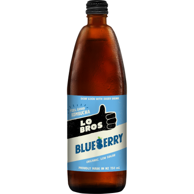 Lo Bros Blueberry Organic Kombucha 750ml