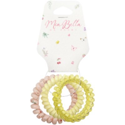 Korbond Mia Bella Twisty Hair Ties 3pk