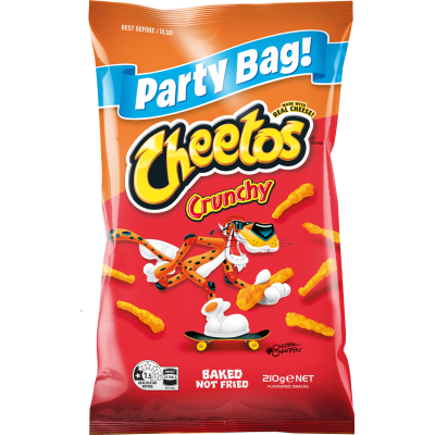 Cheetos Cheese Crunchy Snacks 210g