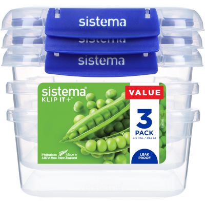 Sistema Klip It+ Square Container 1.15L 1pk