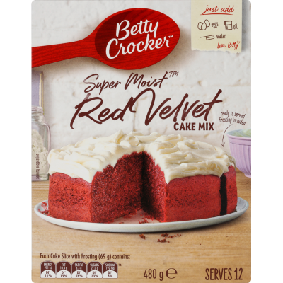 Betty Crocker Super Moist Red Velvet Cake Mix 480g