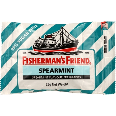 Fisherman's Friend Spearmint Flavour 99% Sugar Free Freshmints 25g