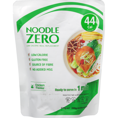 Noodlezero Chicken Flavour Low Calorie Meal Replacement 370g