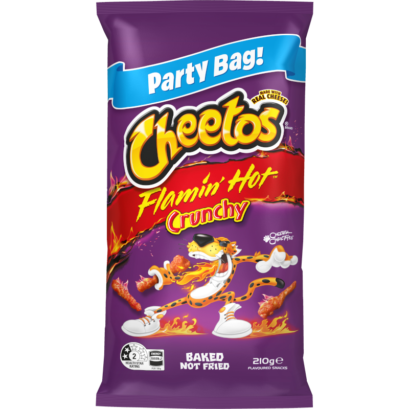 Cheetos Flamin Hot Crunchy 210g