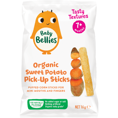 Little Bellies Organic Sweet Potato Pick-Up Sticks 7+ Months 16g