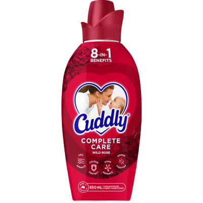 Cuddly Complete Care Wild Rose Concentrate Fabric Conditioner 850ml