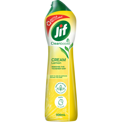Jif Cleanboost Lemon Cream Cleanser 500ml