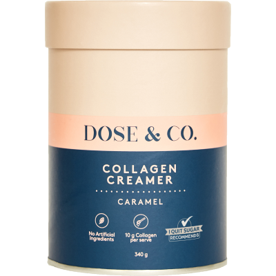 Dose & Co Caramel Collagen Creamer 340g