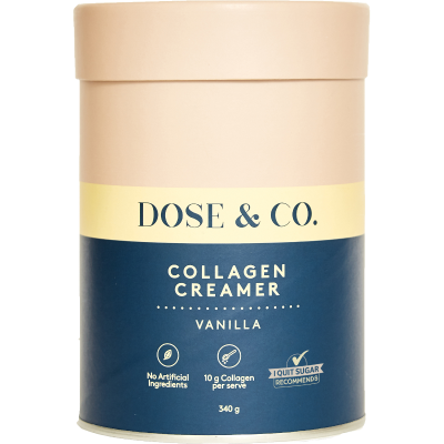 Dose & Co Vanilla Collagen Creamer 340g