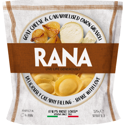 Rana Goat Cheese & Caramelised Onion Girasole 325g