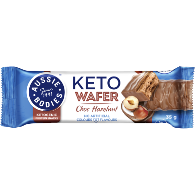 Aussie Bodies Chocolate Hazelnut Keto Wafer Bar 35g