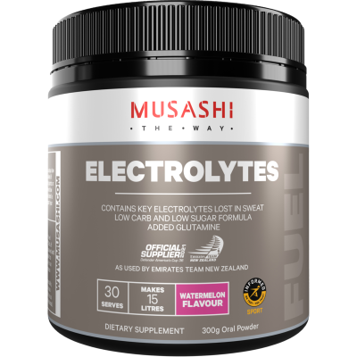 Musashi Electrolytes Watermelon Flavour Oral Powder 300g