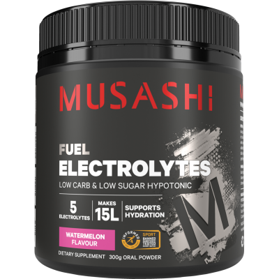 Musashi Fuel Electrolytes Watermelon Flavour Oral Powder 300g
