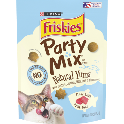 Purina Party Mix Natural Yums Tuna Cat Treats 170g