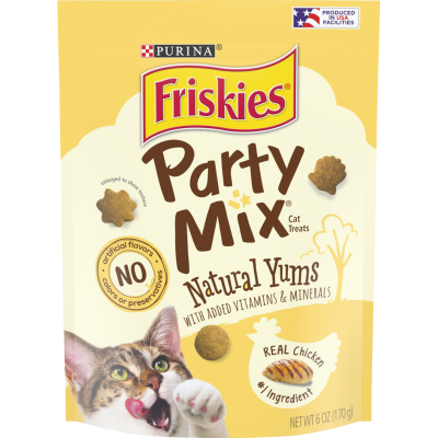 Purina Party Mix Natural Yums Chicken Cat Treats 170g