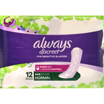 Always Discreet Normal Pads 12pk