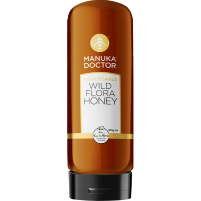 Manuka Doctor Squeezable Wild Flora Honey 500g