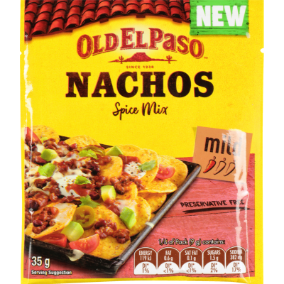 Old El Paso Mild Nachos Spice Mix 35g