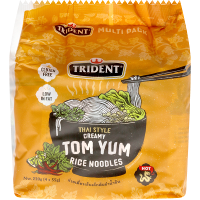 Trident Thai Style Creamy Tom Yum Rice Noodles 220g