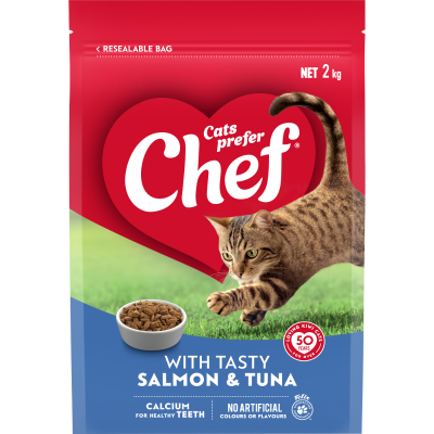 Chef Tasty Salmon & Tuna Cat Food 2kg