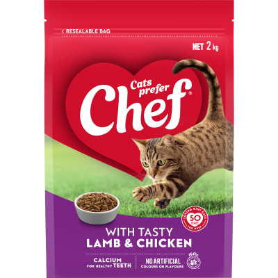 Chef Tasty Lamb & Chicken Cat Food 2kg