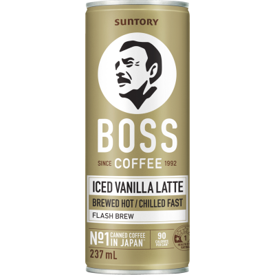 Boss Iced Vanilla Latte Coffee 237ml