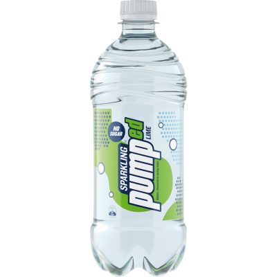 Pumped Lime Flavoured Sparkling Water 650ml