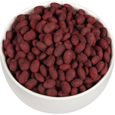 Raspberry & Dark Chocolate Almonds kg